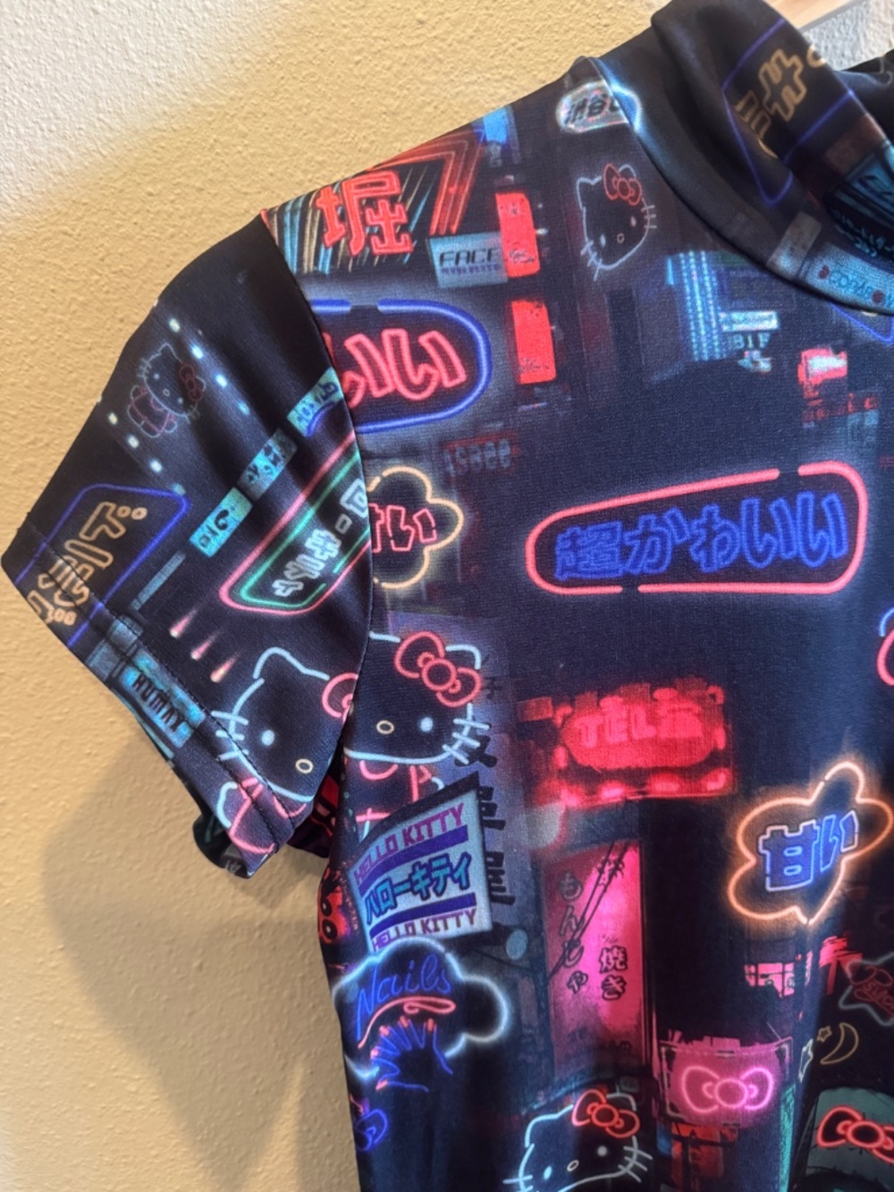 DOLLS KILL X HELLO KITTY. PIXEL CITY MINI DRESS. Large - Picture 2 of 6